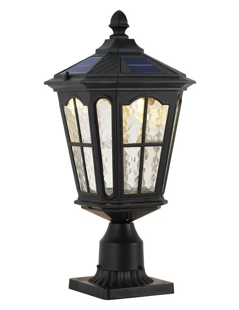 Gydz Outdoor Solar Lamp Post Light With 3 Inch Pier | Desertcart INDIA