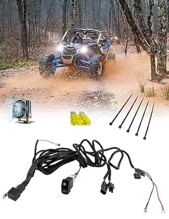 Chelhead UTV Fan Override Switch Kit with Relay, Plug and Play Led ...