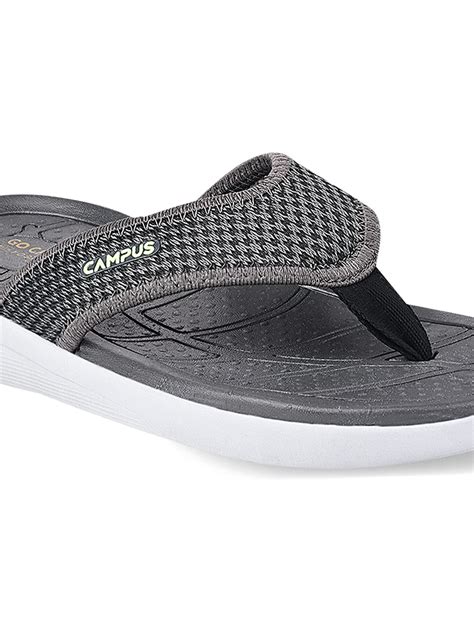 Buy Flip-Flop For Men: Sl-406-D-Gry-P-Grn | Campus Shoes