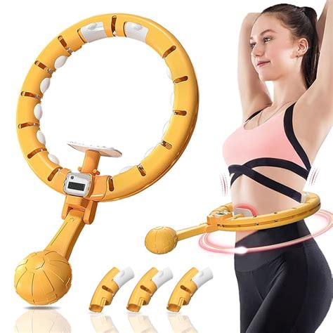 Buy Trisens Smart Weighted Hoola Hoop, New 2022Adjustable Weight Auto ...