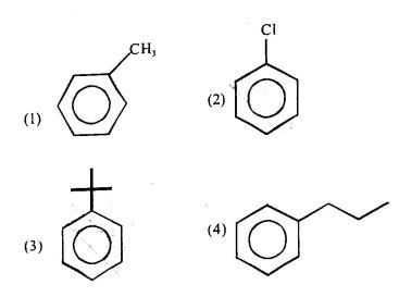 How many compounds having higher rate of electrophilic substitution ...