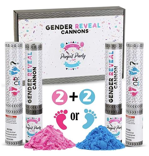Baby Gender Reveal Powder Cannons | Features More Powder for Ultimate ...