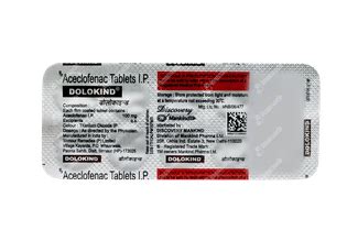 Dolokind 100 Mg Tablet 10 - Uses, Side Effects, Dosage, Price | Truemeds