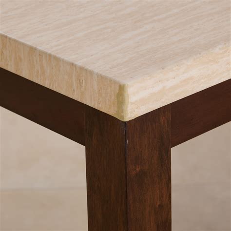 Buy (Refurbished) Harmony Sia Faux Marble Top 6-Seater Dining Table ...