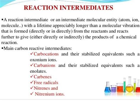 Define Reaction Intermediate - Brainly.in