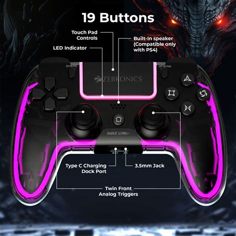 Zebronics Max Link Pro Wireless Gamepad