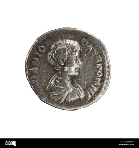 Denarius coin issued 196-198 under Roman Emperor Caracalla (198-217 ...