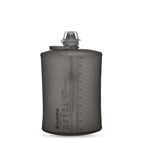 Hydrapak Stow Flexible Bottle (Mammoth Grey) – BUMSONTHESADDLE