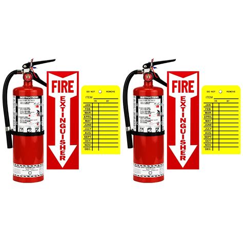 Buy (2 Pack) UL/ULC Rated Strike First 5 Lb. Type ABC Dry Fire ...