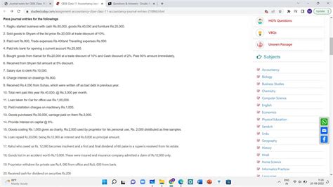 please solve these journal entries - Brainly.in