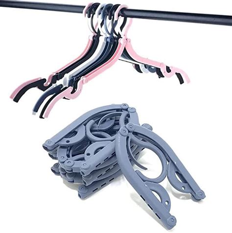ZURU BUNCH® Mini Travel Folding Hangers Telescopic Portable Clothes ...