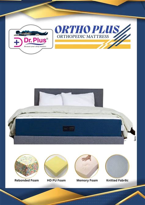 DR.PLUS ORTHO PLUS ORTHOPEDIC MEMORY FOAM MATTRESS