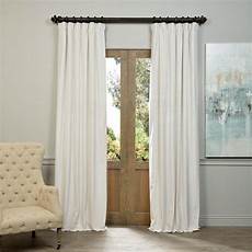 White Curtains by Exclusive Fabrics Furnishings Blackout Signature White Curtains
