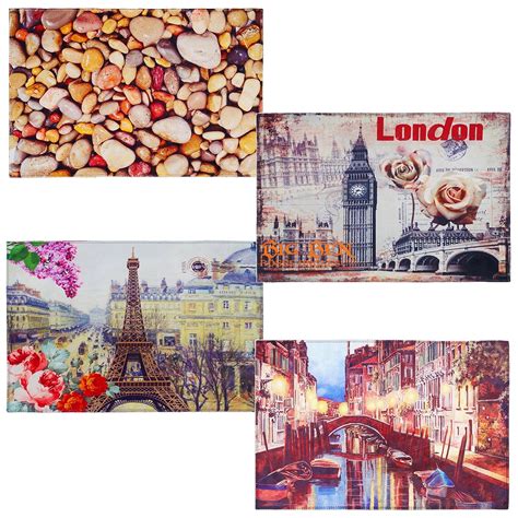 Buy Story@Home Polyester Letter Print Anti Slip Door Mat for Home ...