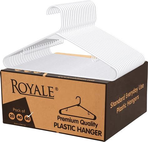 White Plastic Hangers