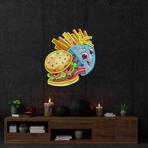 Food Monster Artwork Led Neon Sign Light – The MB Store