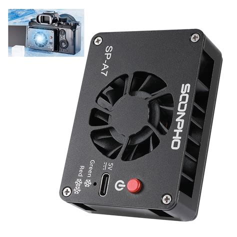 Soonpho Camera Cooling Fan Adjustable DSLR Camera External Cooler with ...