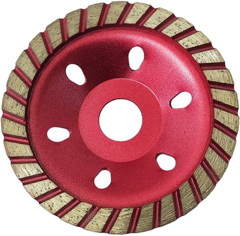 DUMDAAR 4" Inch 100mm Grinding turbo segmented Cup Wheel Sanding disc ...