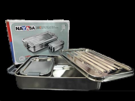 School Steel Tiffin Nayasa Stainless Zion Big Lunchbox