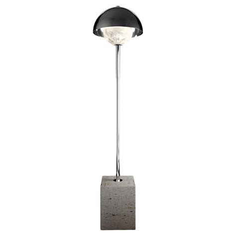 Apollo Shiny Silver Metal Floor Lamp by Alabastro Italiano For Sale at ...