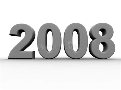 2008 Jahr stock abbildung. Illustration von vorabend, jährlich - 3631049