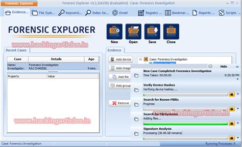 Forensic Investigation of RAW Image using Forensics Explorer (Part 1)