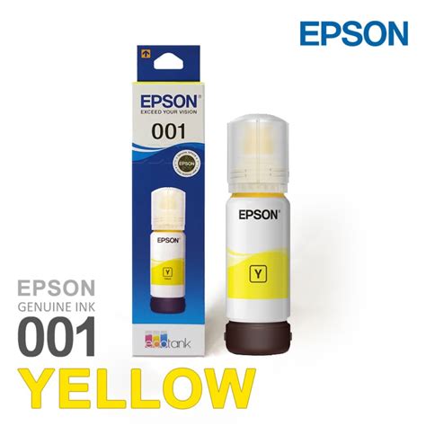 Epson 001 / T03Y4 Yellow Genuine Ink Bottle 70ml – ImageInfo.in