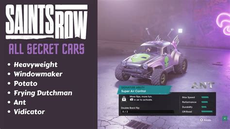 Saints Row 3 Cars