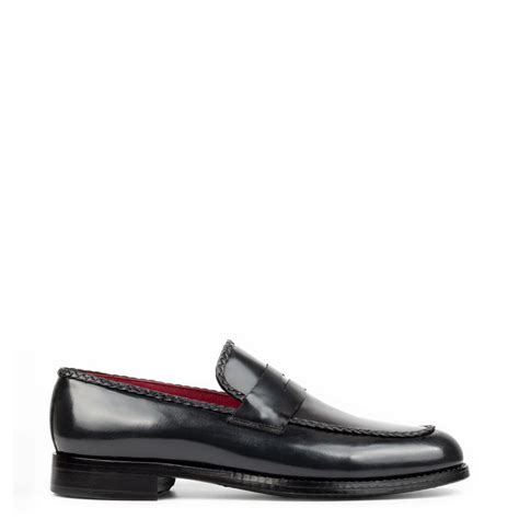 Men Formal Slip-On Shiny Leather Loafers