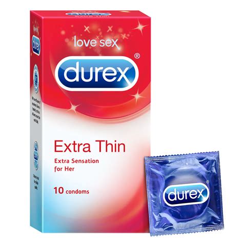 Durex Extra Thin Condoms, 10 Count Price, Uses, Side Effects ...