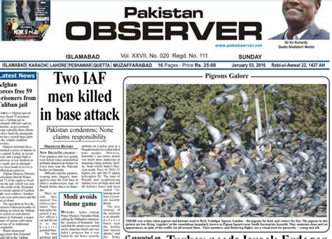 Here's how Pakistani newspapers covered the Pathankot attacks