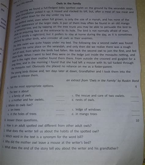 Read paragraph and this questions - Brainly.in