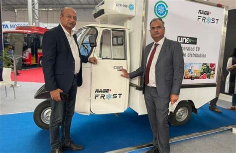 Omega Seiki Mobility unveils Rage+ Frost e3W reefer at India Auto Show ...