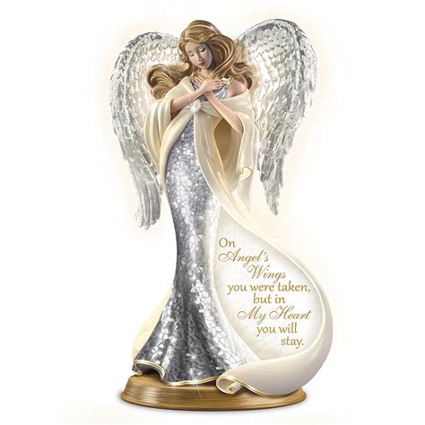 Buy The Bradford Exchange Bereavement Heirloom Porcelain Mosaic Angel ...