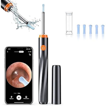 Verilux® Ear Wax Remover Tool Kit Camera with 6 Ear Spoons Ear Cleaner ...