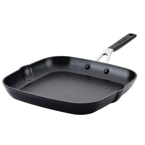 KitchenAid® 11.25-in. Hard-Anodized Square Grill Pan
