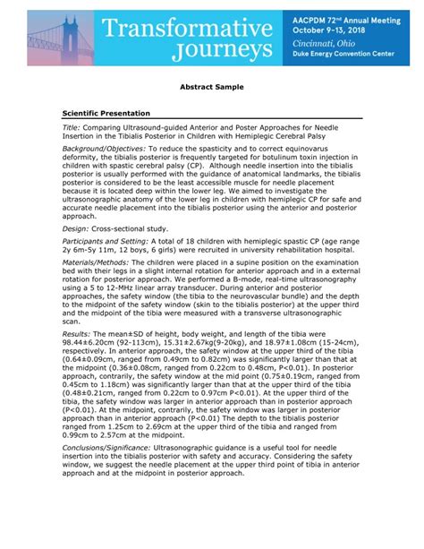 Presentation Abstract Sample 的图像结果