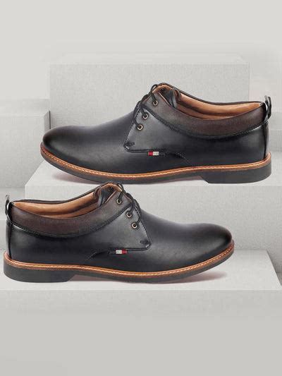 Buy Formal Lace Up Oxford Shoes For Men With TPR Welted Sole