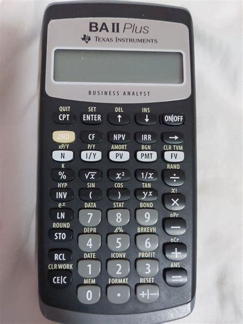 Using BA 2 Plus Calculator 的图像结果