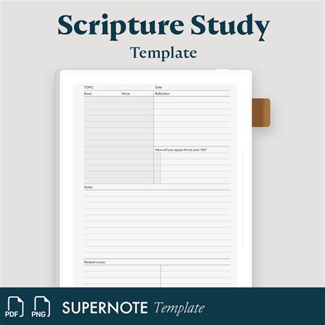 Image result for LDS Scripture Study Note Template PDF
