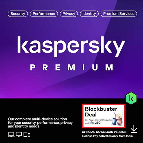 Kaspersky | Premium - Total Security (Ultimate Security) | 1 Device | 1 ...