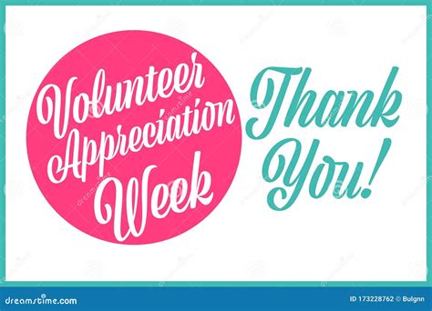 National Volunteer Appreciation Week Holiday Concept. April. Template ...