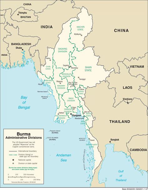 缅甸地图政区图 - 缅甸地图 - 地理教师网