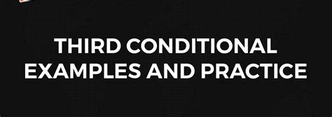 Image result for Examples of Third Conditional