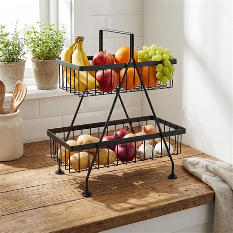 FRESO 2-Tier Fruit & Vegetable Basket