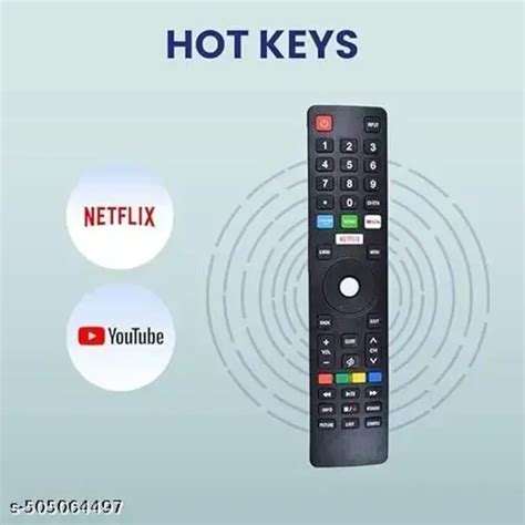 VEV BPL Remote Control Compatible For BPL Smart LCD/LED TV (Black)