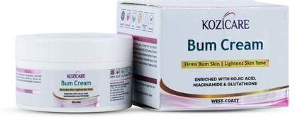 Kozicare Bum Cream with Glutathione, Niacinamide& Kojic Acid- 50gm ...