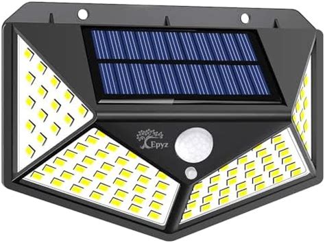 Homehop Solar Lights Outdoor Waterproof,with 122 COB LED Motion Sensor ...