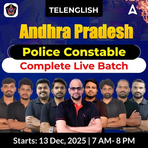 Andhra Pradesh Police Constable-2025 | Complete Live Batch | Online Cl ...