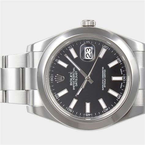 Rolex Datejust II Chronometer / Steel / Black / 41 mm /... for Rs ...